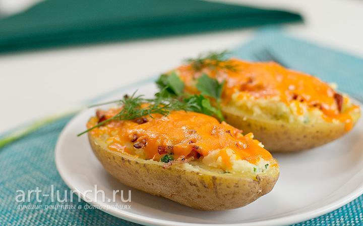 Картофель, запеченный с беконом и сыром Чеддер, рецепт — Вкусо.ру в 2019 году Картофель, запеченный с беконом и сыром Чеддер, рецепт — Вкусо.ру в 2019 году