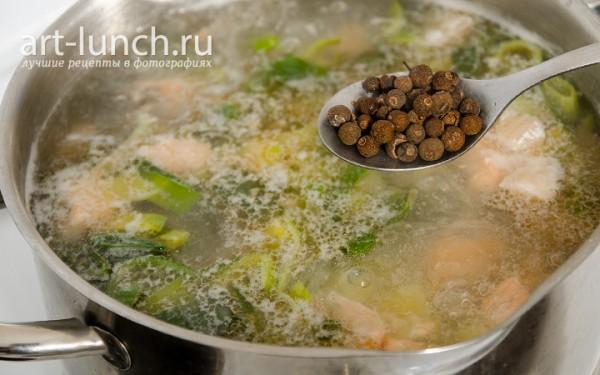 Уха в сливках рецепт пошагово