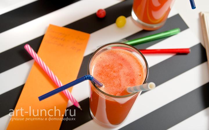 фреш с морковью, грейпфрутом и имбирём - пошаговый рецепт с фото Морковно-грейпфрутовый фреш с имбирём