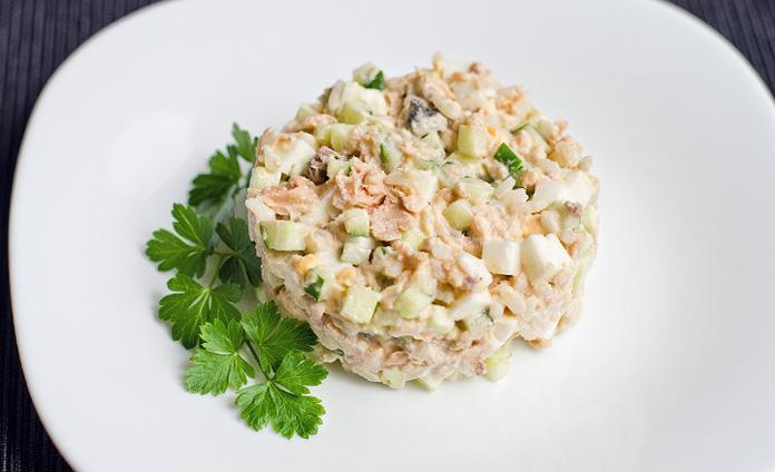 Салат рыбный, пошаговый рецепт на ккал, фото, ингредиенты - michsenkoea