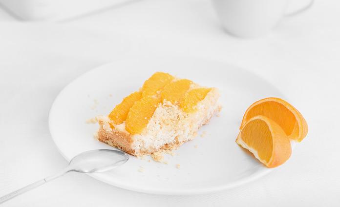 Новогодний десерт из апельсина