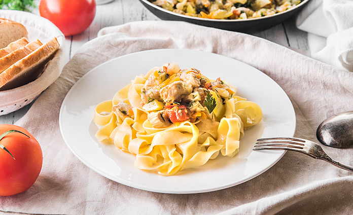 Курица с овощами