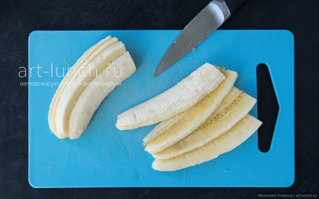 Сэндвич с рикоттой, бананом и шоколадом - пошаговый рецепт с фото