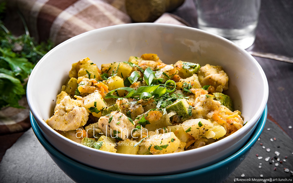Рагу из овощей с курицей - рецепт приготовления с фото от апекс124.рф