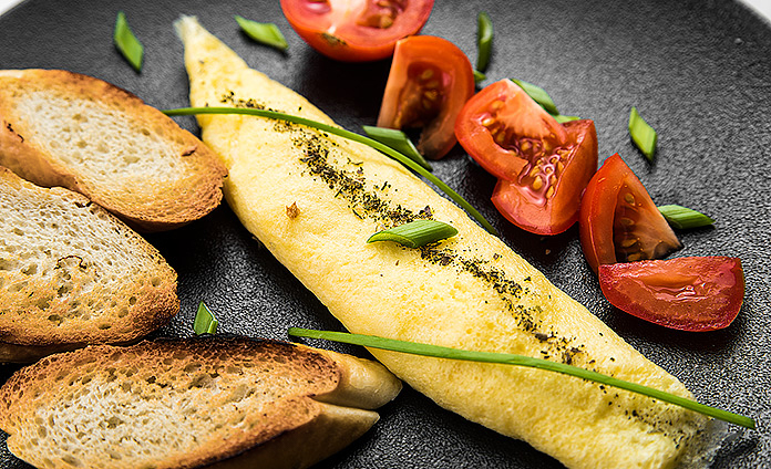 Омлет с сыром