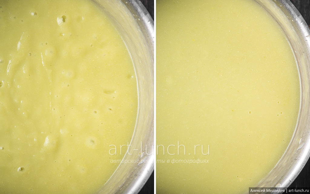 Возвращаем обратно в кастрюлю бульон и перемешиваем