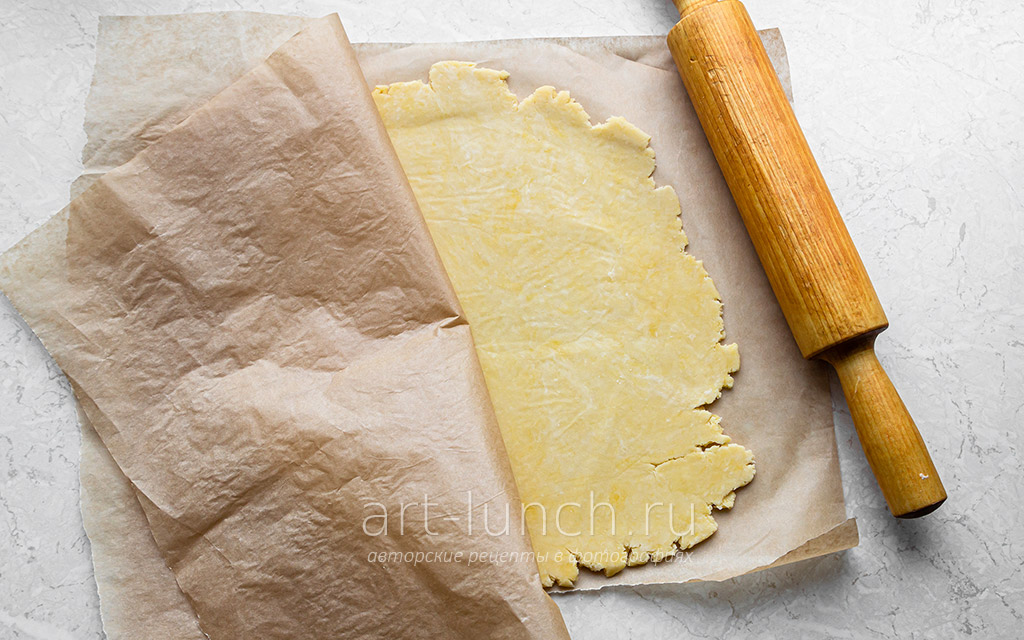 Фото 7-го шага рецепта: Киш с индейкой, грибами и картофелем Киш с индейкой, грибами и картофелем