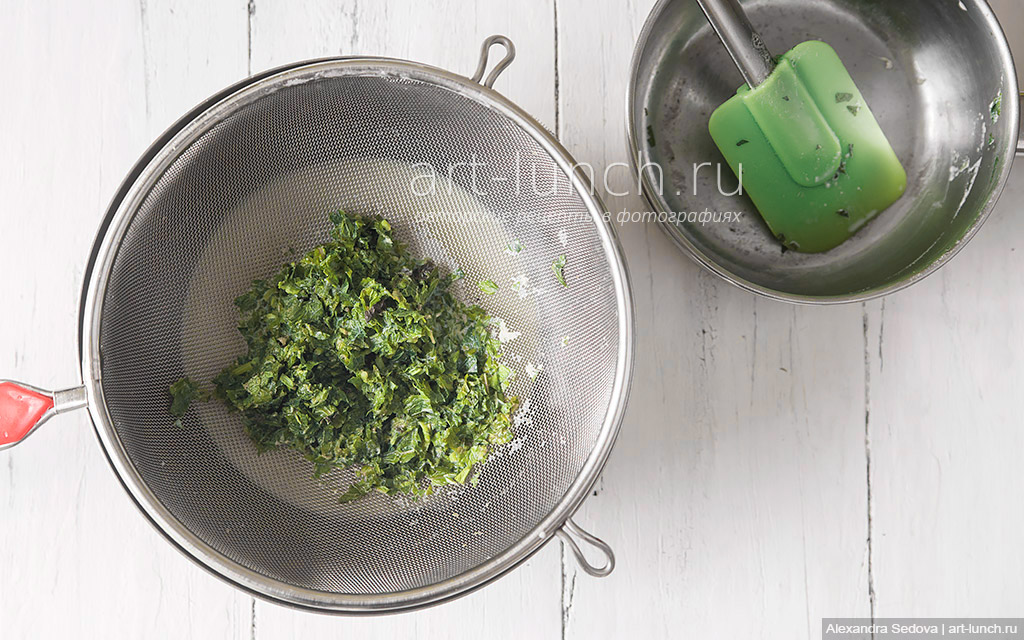 Мятное мороженое с кусочками шоколада - пошаговый рецепт с фото