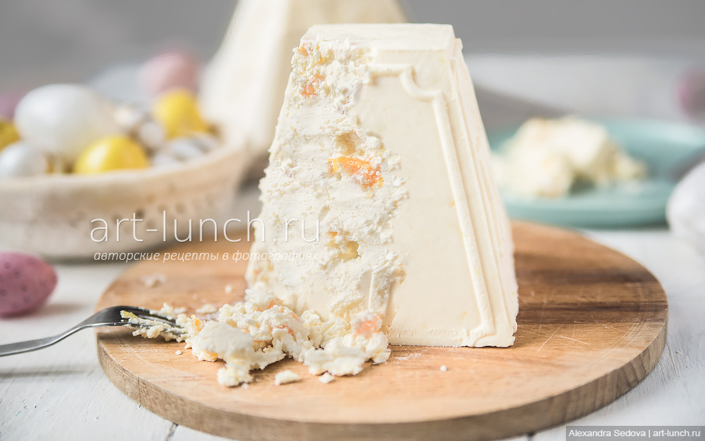 Пасха творожная без марли - пошаговый рецепт с фото