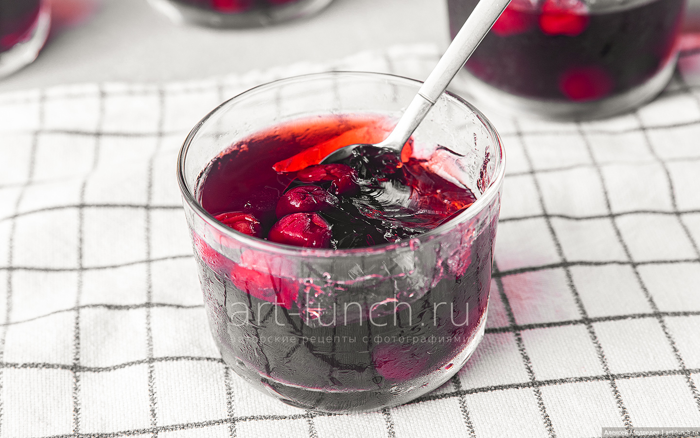 Вишнёвое желе