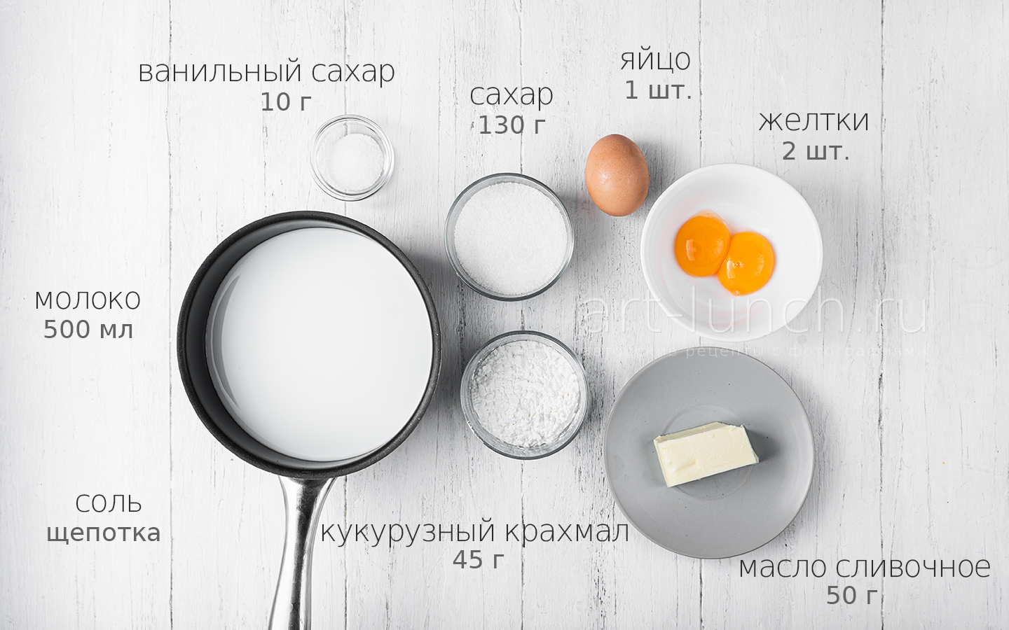 Подготавливаем все необходимые ингредиенты