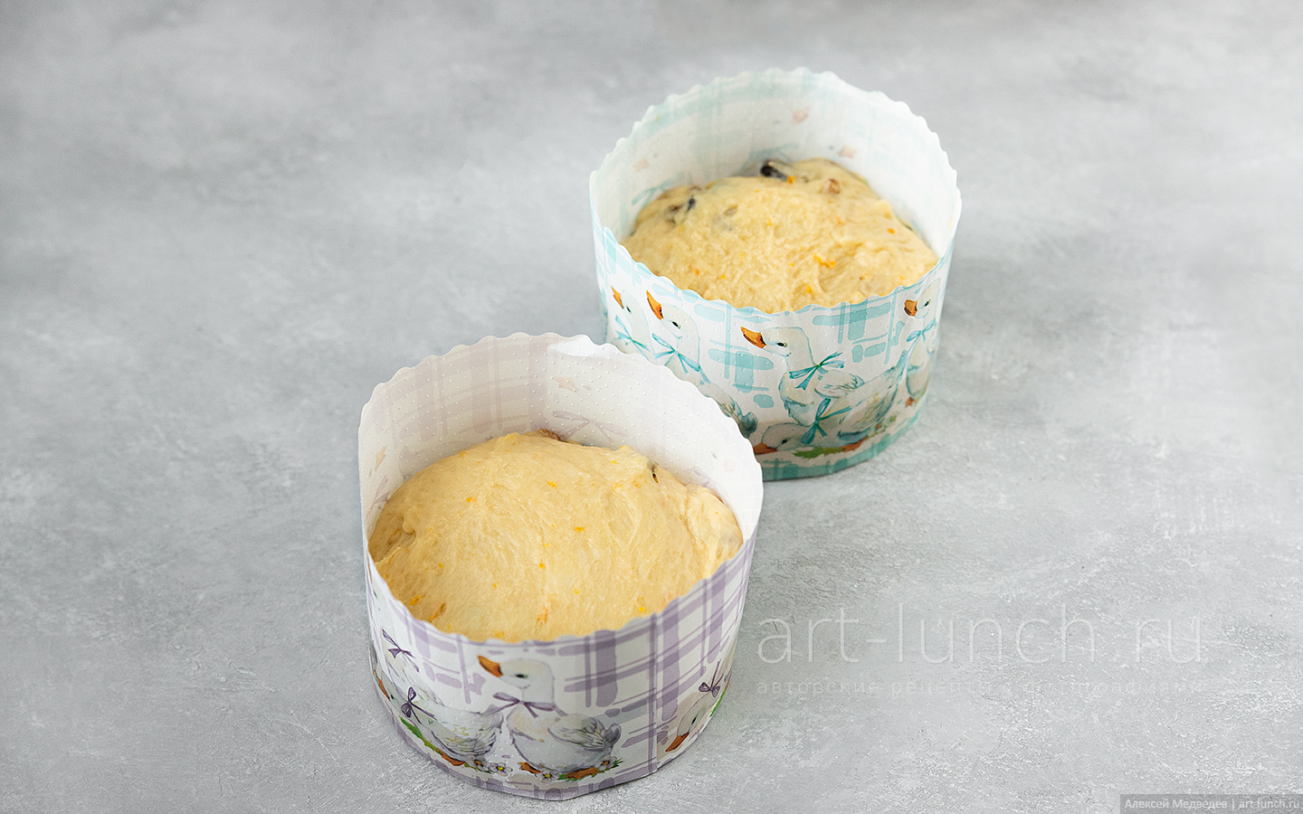 Простой пасхальный кулич