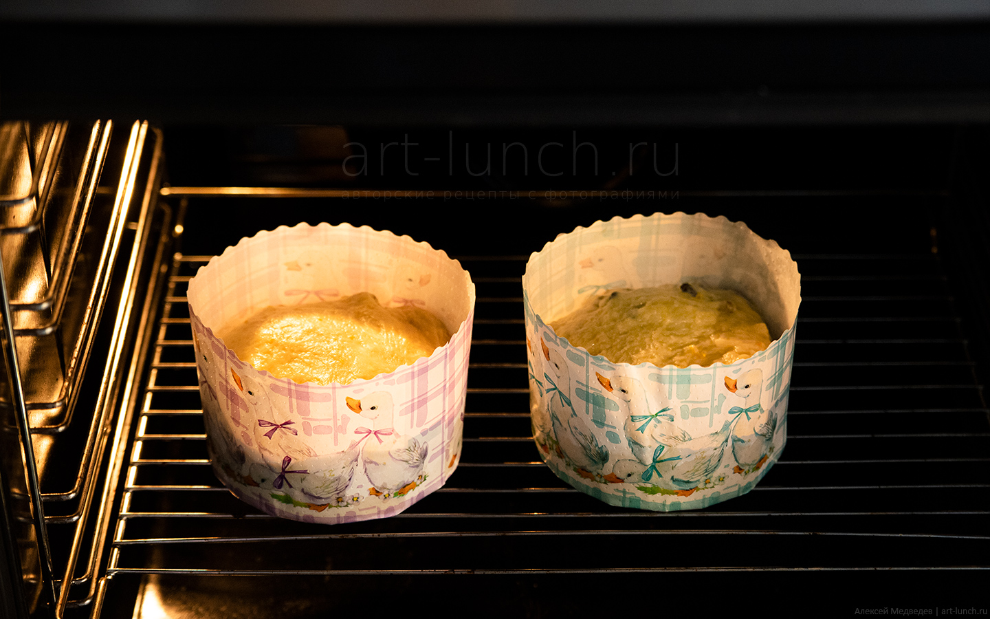 Простой пасхальный кулич