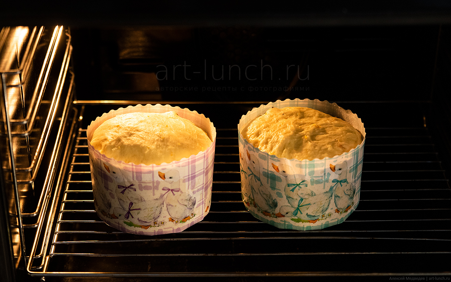 Простой пасхальный кулич