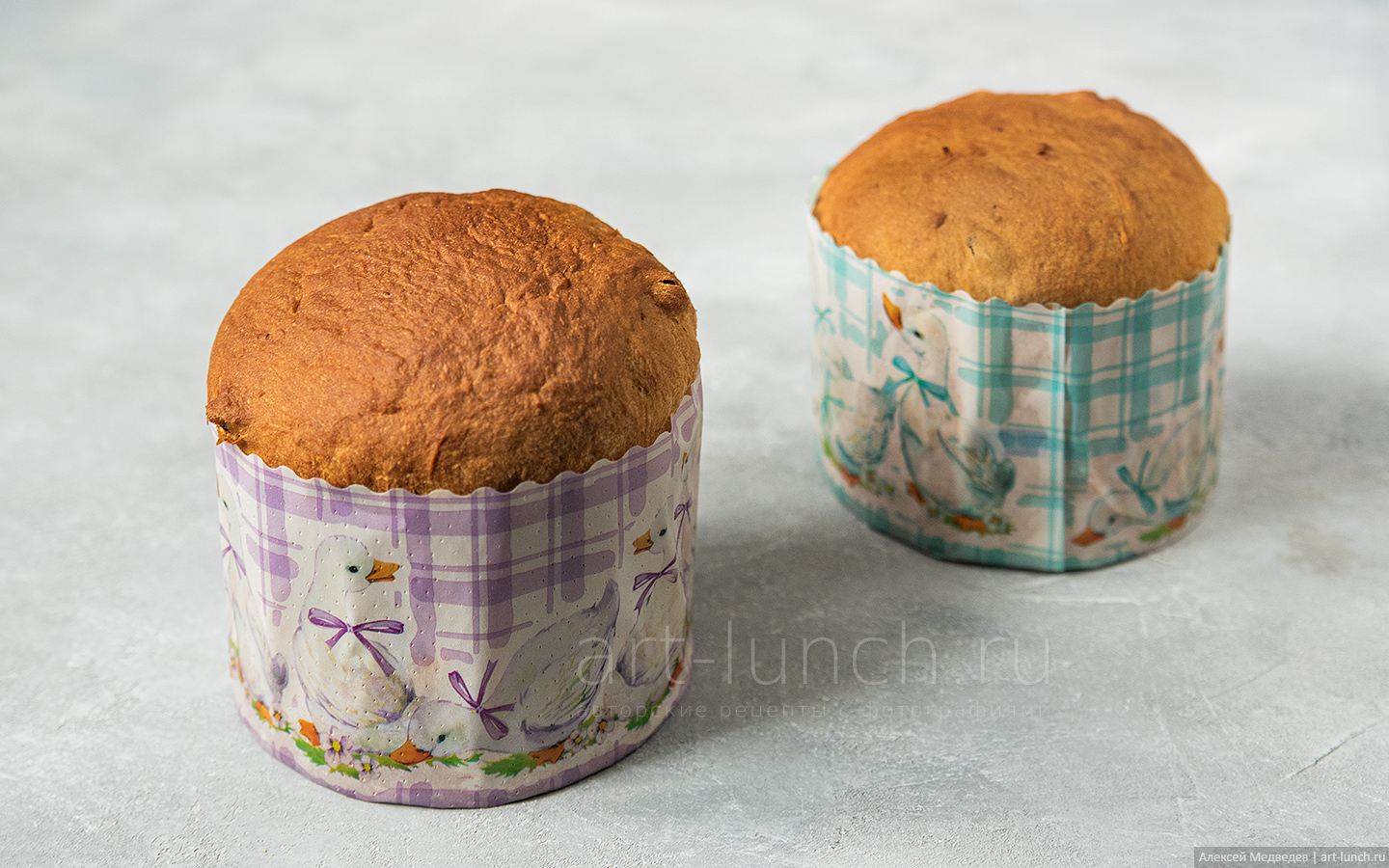 Простой пасхальный кулич