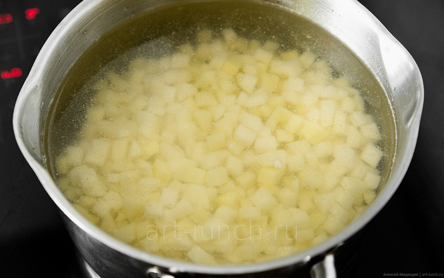 отвариваем картофель