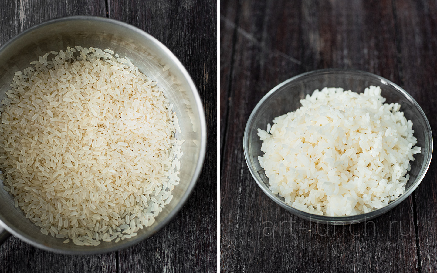 Ставим отвариваться рис