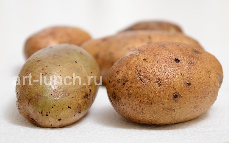 Картофель запечённый в сливках