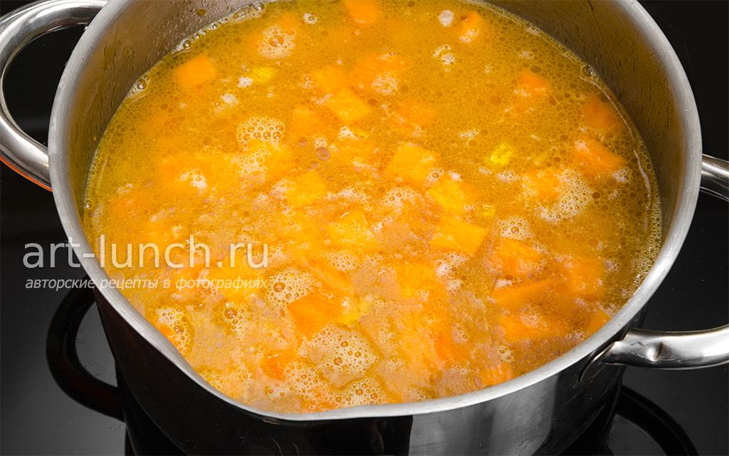 Суп-пюре из тыквы - пошаговый рецепт с фото