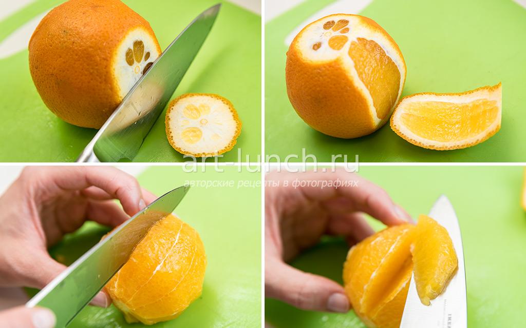 Творожно-апельсиновый торт