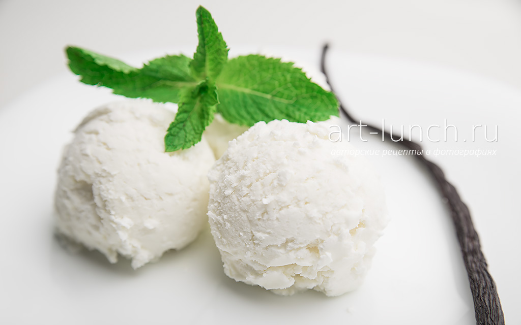 Ванильное мороженое - пошаговый рецепт с фото